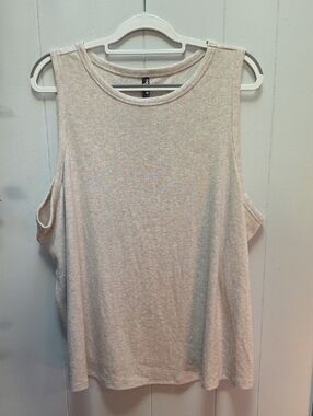 Pointelle High Neck Tank